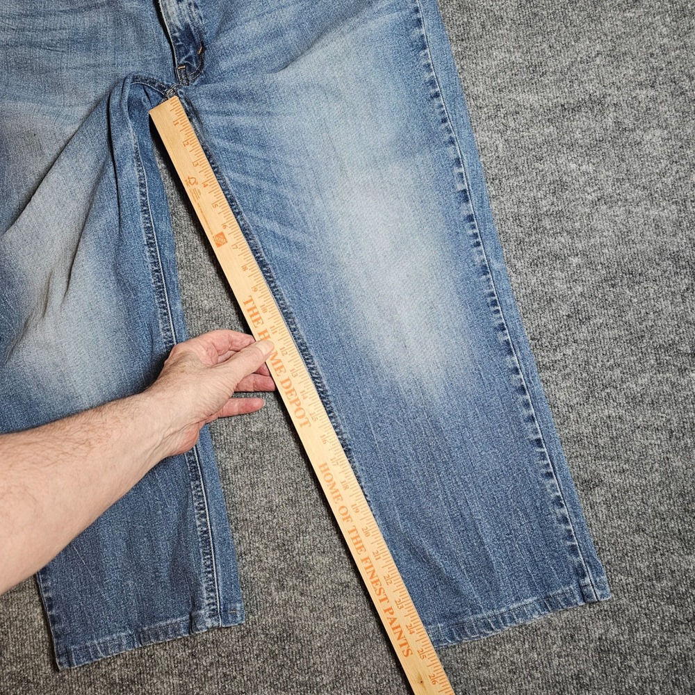 Lot of 2 Levi's 541 Athletic Taper Jeans Mens 40x30 Blue Denim Pants Repaired - Picture 11 of 16